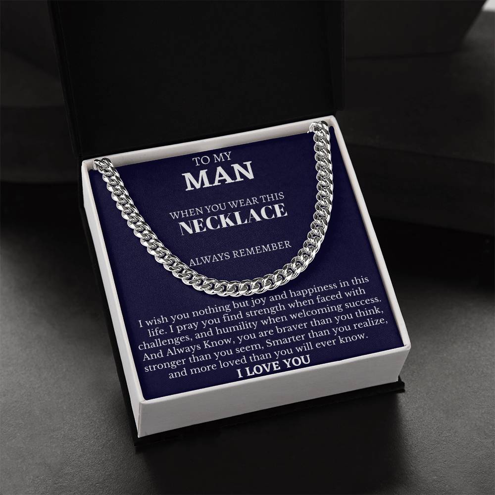 Gift For Boyfriend Cuban Link Chain