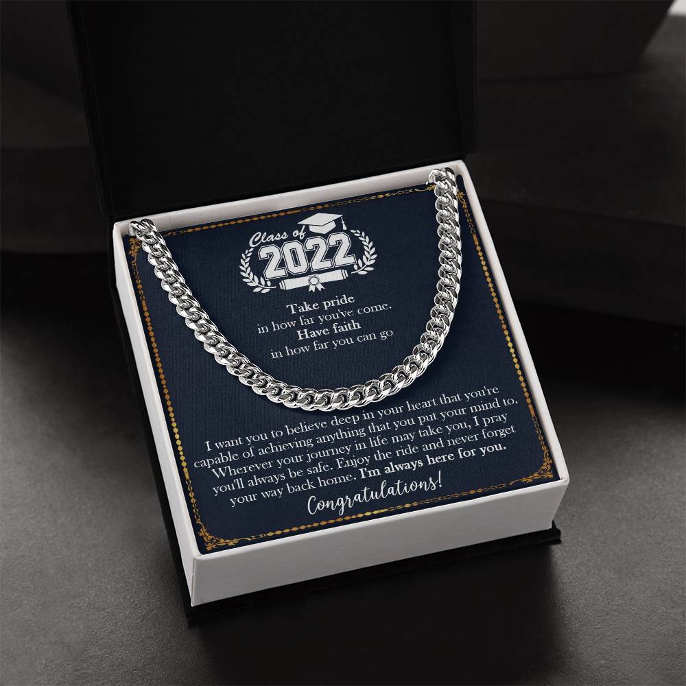 Graduation Gifts For Him Best Graduation Gifts For Guys Graduation Gift High School Boy Graduation Gift College Male G Cuban Link Chain