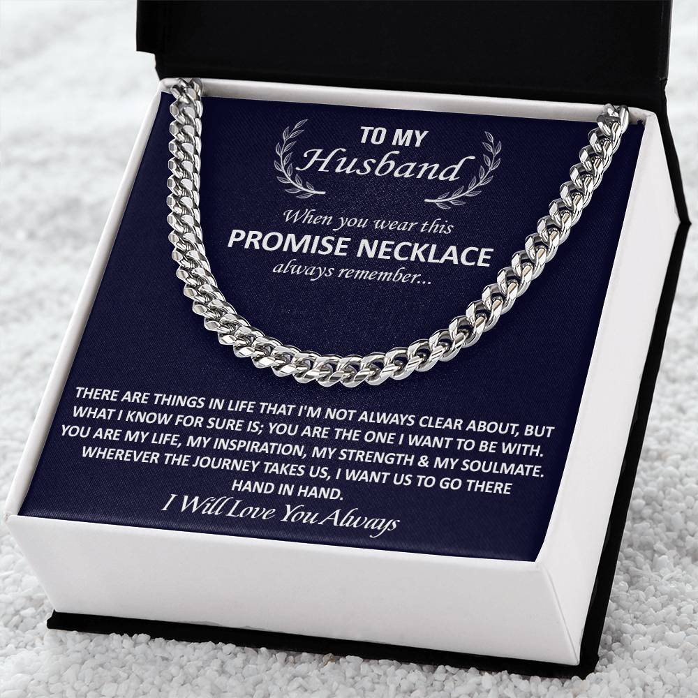 Gift For Husband - Be With You - Cuban Link Cuban Link Chain