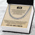 To My Man Cuban Chain Necklace Husband Necklace Gift For Husband From Wife Cuban Link Chain