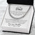 To My Dad Chain Necklace Personalized Gift For Dad From Daughter Birthday Gift For Dad Father's Day Gift Cuban Link Chain