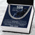 To My Son - Keeping To The Shadows  Cuban Link Chain Necklace
