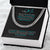 To My Main Cuban Chain Necklace With For All That You Are Message Card Cuban Link Chain