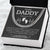 New Dad Fathers Day Gift First Time New Dad Gift New Daddy Gift From Bump Daddy To Be Cuban Chain Gift From Baby Bump Cuban Link Chain