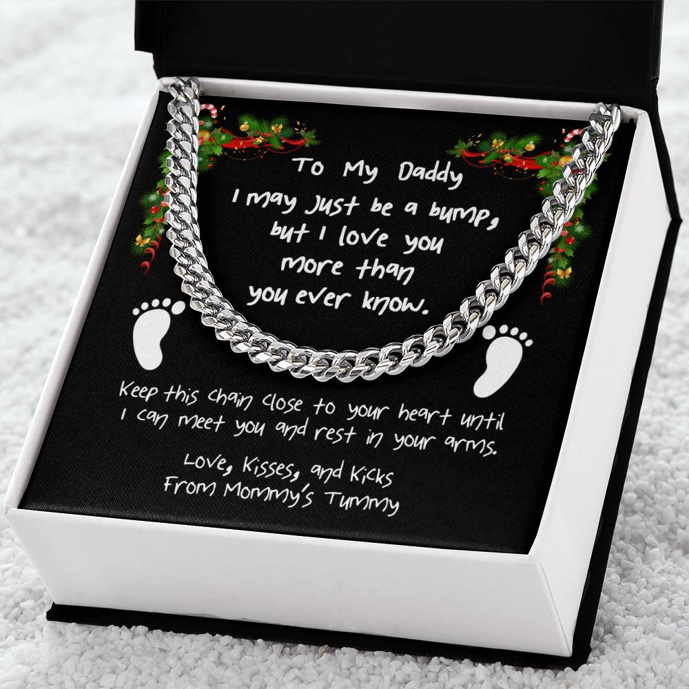 Future Dad Cuban Link Chain Necklace