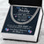 New Dad Gift From Wife Dear Daddy Cuban Link Chain Necklace Gifts For First Time Dads Daddy To Be Gift
