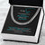To My Son I Am The Storm Cuban Chain Link Necklace Cuban Link Chain