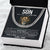 To My Son - Keeping To The Shadows  Cuban Link Chain Necklace
