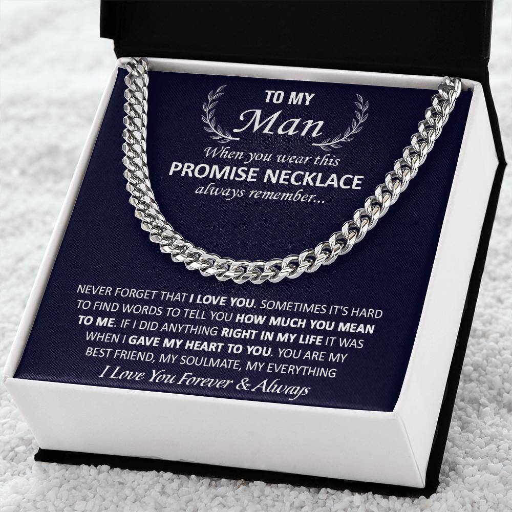 Gift For Your Man - Best Friend - Cuban Link Cuban Link Chain