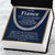 Cuban Link Chain Necklace  Gift For Fiance