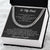 To My Dad Cuban Chain Necklace Gift For Dad From Daughter Father's Day Gift Dad Birthday Present Cuban Link Chain