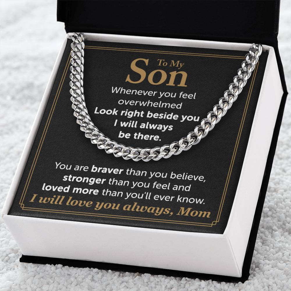 Perfect Gift For Son Cuban Link Chain