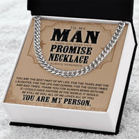 You Are The Best Part Of My Life - Necklace Cuban Link Chain
