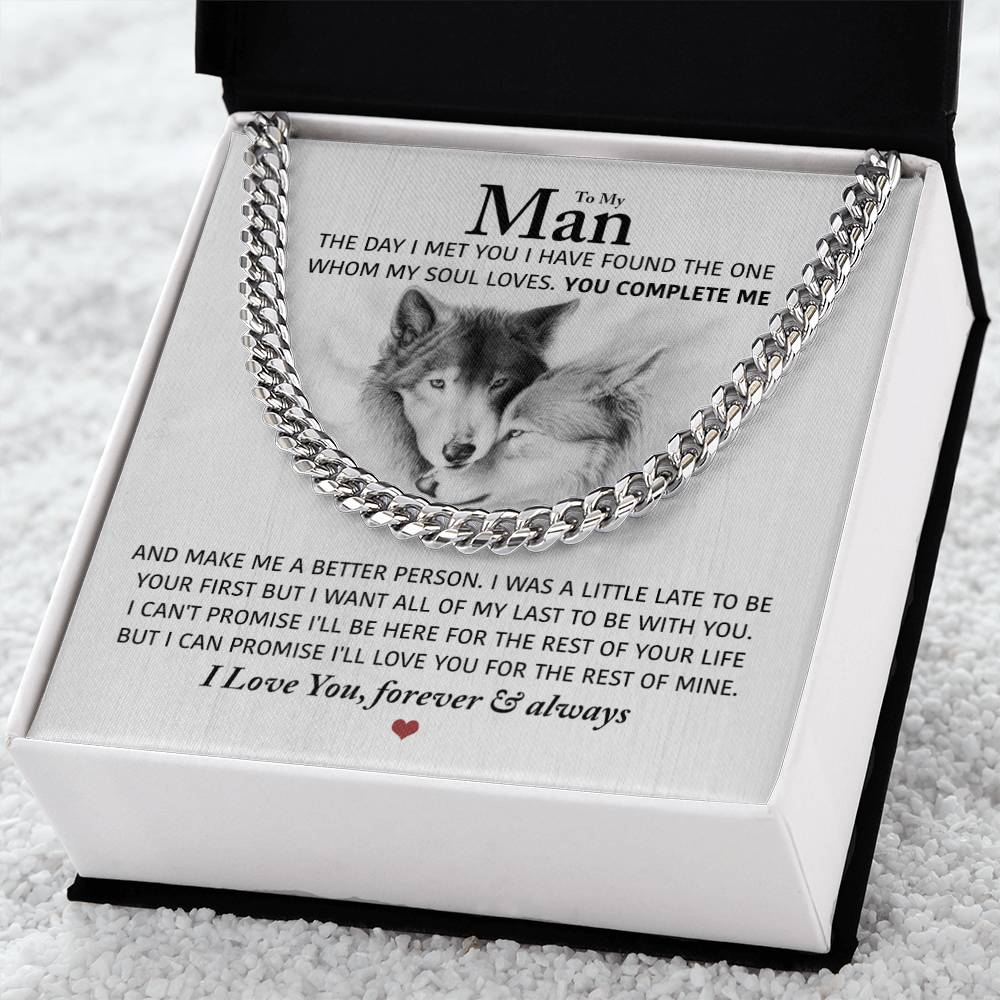 Perfect Gift For Man Cuban Link Chain
