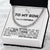 To My Son Cuban Chain Link Necklace Gift From Mom Cuban Link Chain
