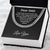 Limited Edition Gift For Dad From Daughterson To Father For Fathers Day Daddy Birthday Gifts From Daughter To Dad From Cuban Link Chain