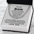 To My Son Gift From Dad Cuban Link Chain Necklace For Son Son Birthday Christmas Gift For Son