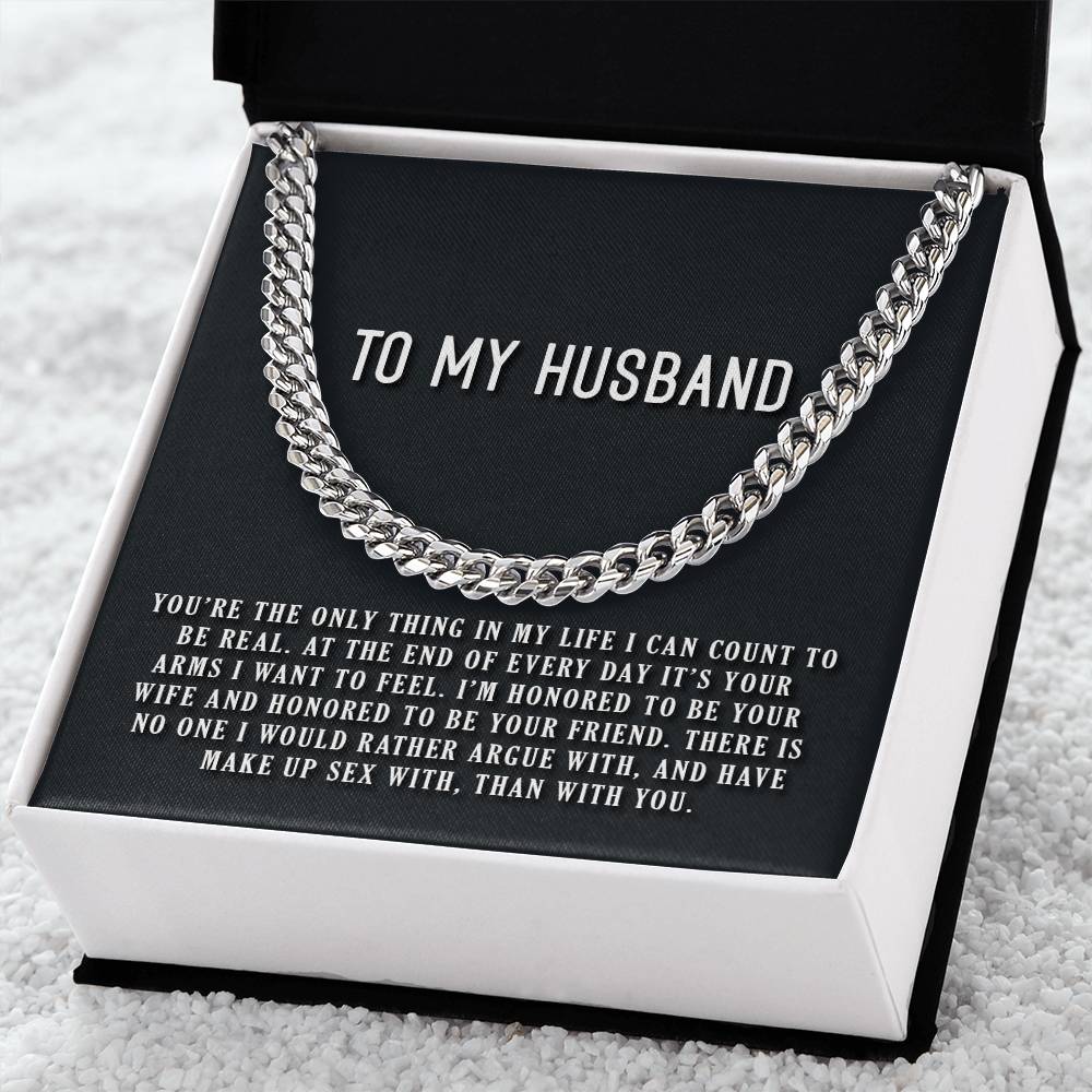 Than With You Cuban Link Chain