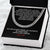To Boyfriend For My Husband Son Birthday Grandson Gift Gold Silver Cuban Chain Anniversary Just Because Christmas Stoc Cuban Link Chain