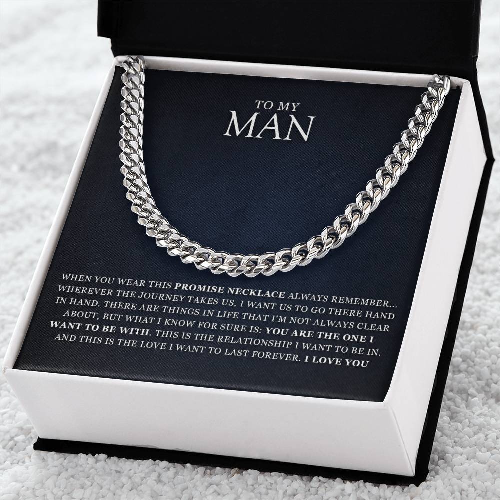 Valentines Gift For Boyfriend Cuban Link Chain