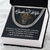 To My Badass Wife - Remember Whose Queen You Are - Cuban Link Chain Necklace