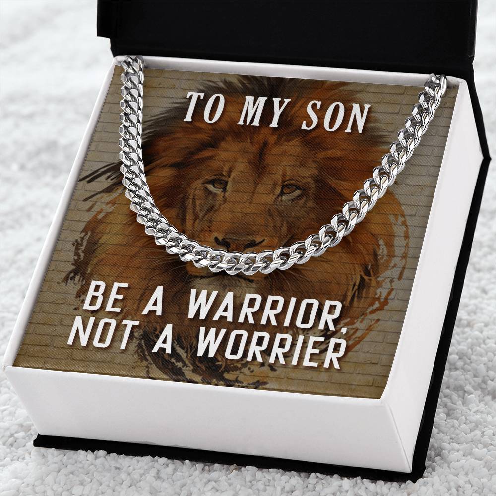 To My Son ❤️  Cuban Link Chain Necklace
