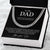 To My Dad Chain Necklace Gift For Dad From Son Dad Birthday Gift Father's Day Gift Cuban Link Chain