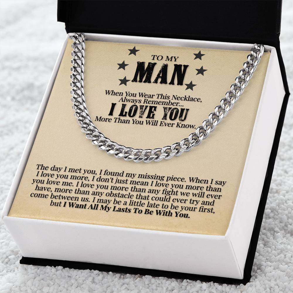More Than You Will Ever Know - Cuban Link Chain Necklace