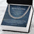 To My Boyfriend Starry Night Cuban Chain Necklace Cuban Link Chain