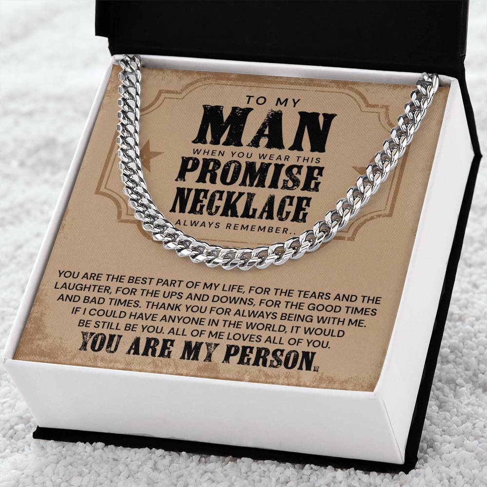 You Are The Best Part Of My Life - Cuban Link Chain Necklace