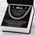 Gift For Your Man - Love You Forever - Cuban Cuban Link Chain