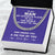 To My Man Cuban Chain Necklace Husband Necklace From Wife Cuban Link Chain