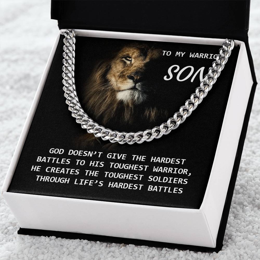 Warrior Son Cuban Link Chain