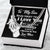 To My Son Never Forget That I Love You Cuban Link Chain Necklace Mom Gift For Son