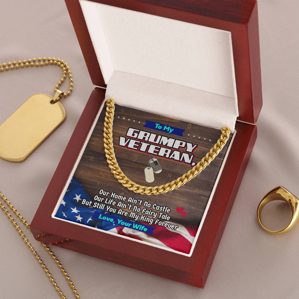 To My Veteran - Cuban Link Chain