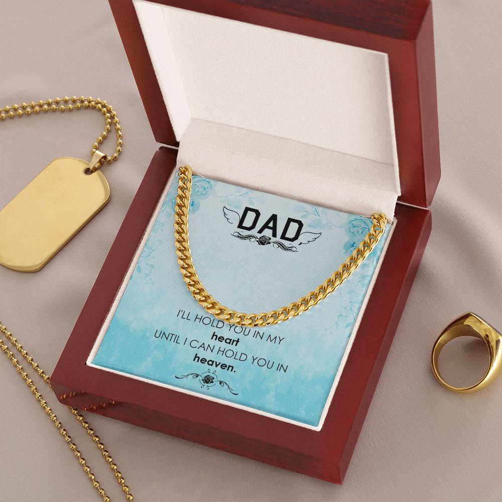 Love You Dad Cuban Link Chain