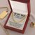 To My Dad - Thanks For Being You Cuban Link Chain