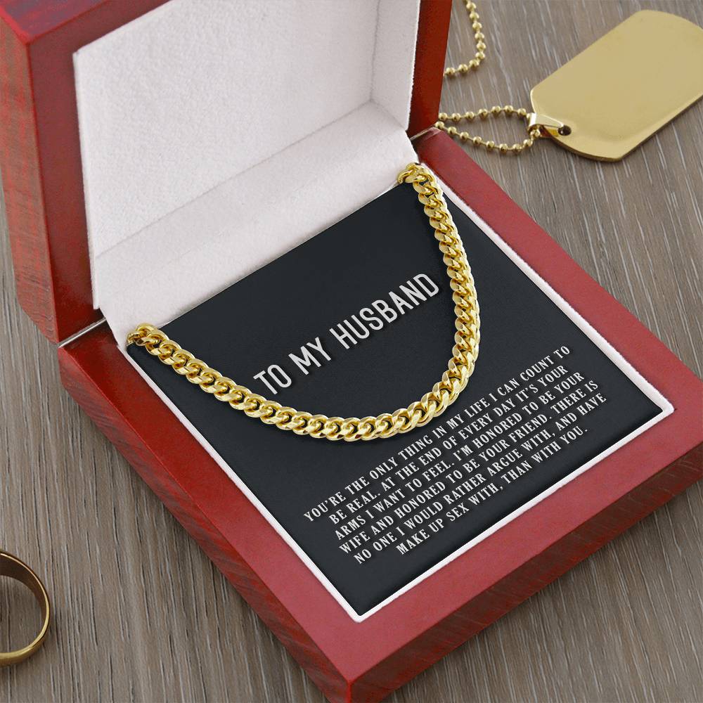 Than With You Cuban Link Chain