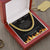 I Gave My Heart To You Cuban Link Chain Necklace Fire Edition