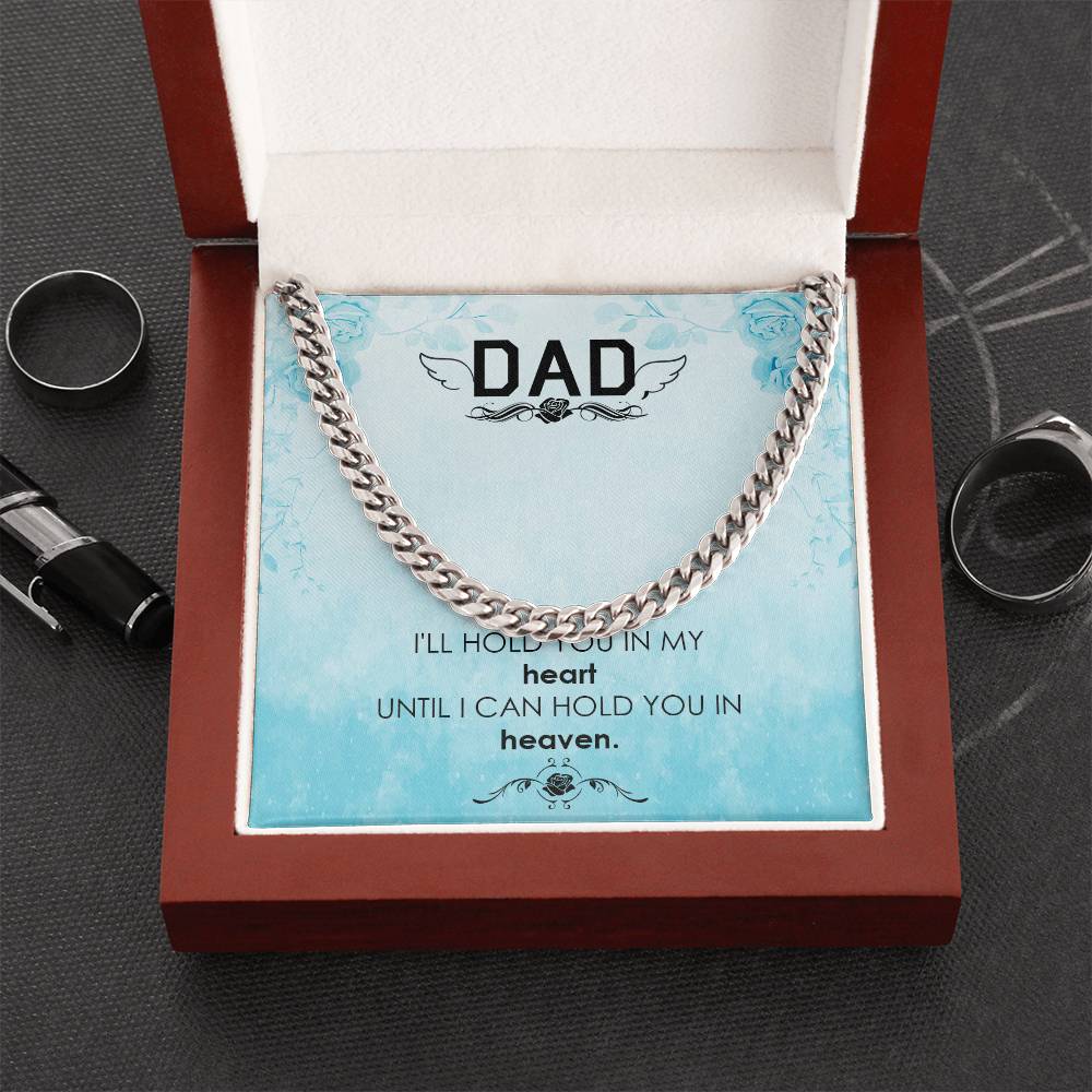 Love You Dad Cuban Link Chain
