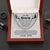 To My Son Link Chain Necklace Cuban Link Chain