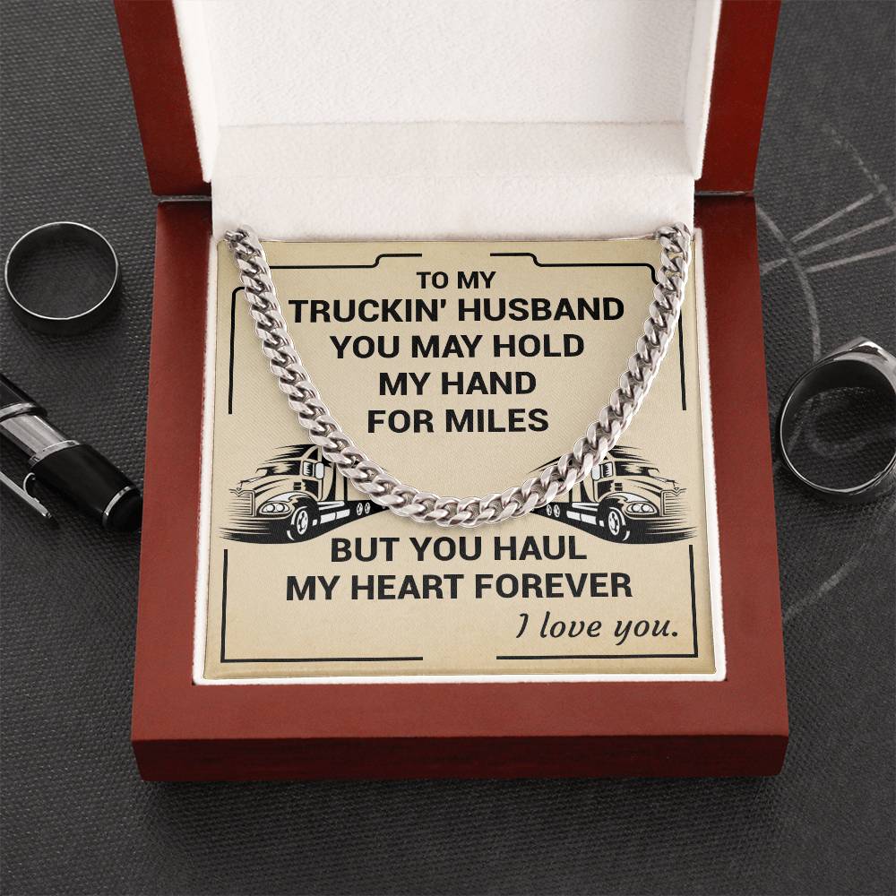 You Haul My Heart Forever Cuban Link Chain