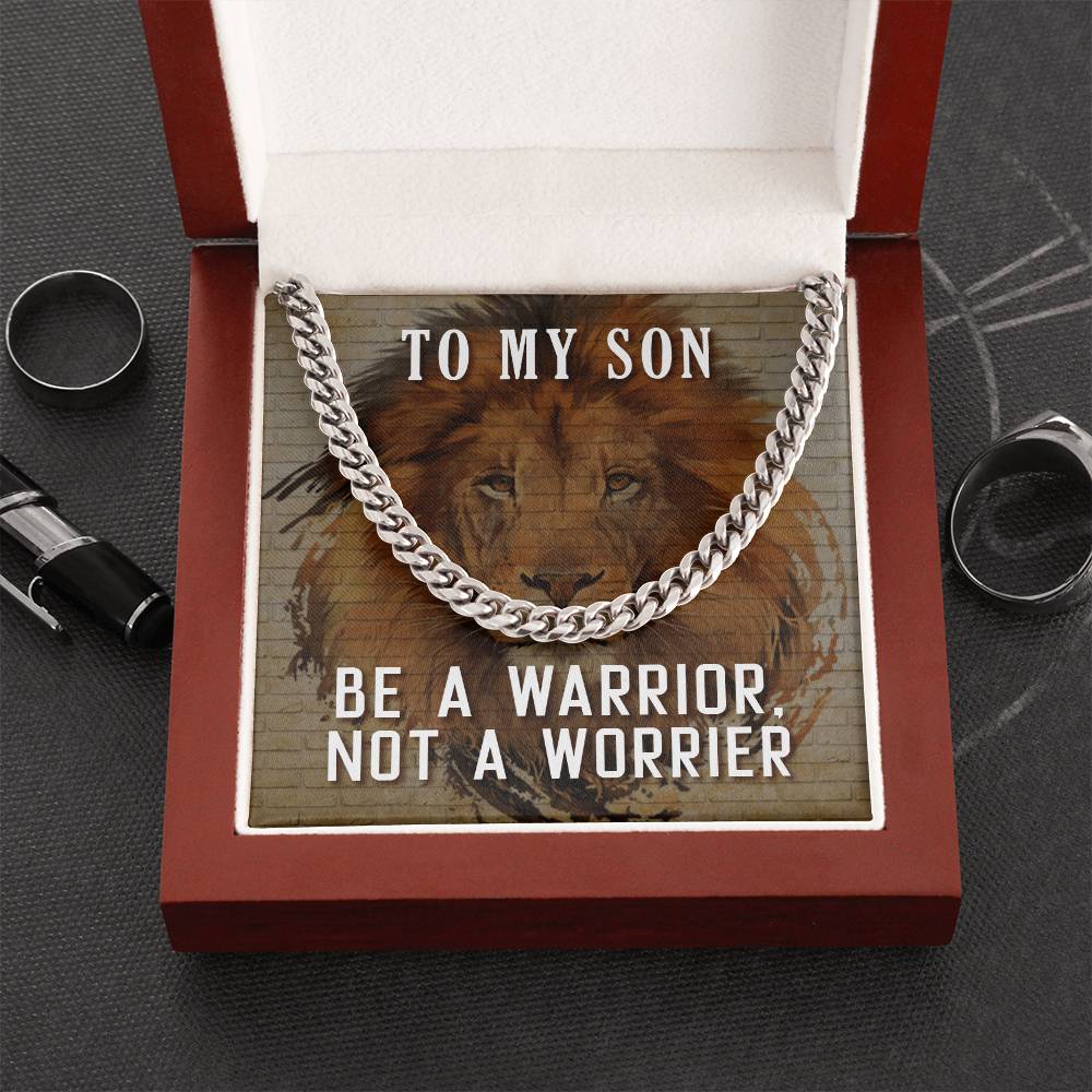To My Son ❤️  Cuban Link Chain Necklace