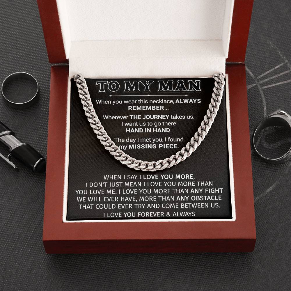 Gift For Your Man - Missing Piece - Cuban Link Cuban Link Chain