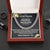 To My Future Husband  Promise Necklace  Solid Cuban Link Chain