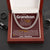 To My Grandson - Feel My Love  Cuban Link Chain Necklace