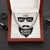 To My Badass Bearded Boyfriend - Cuban Link Chain Necklace