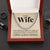 To My Wife - You'll Never Find - Cuban Link Chain Necklace