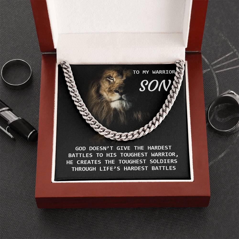 Warrior Son Cuban Link Chain