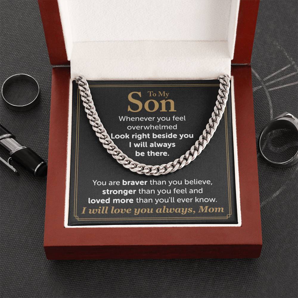 Perfect Gift For Son Cuban Link Chain